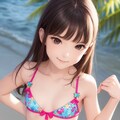 かわいい水着・ビキニの女の子 4枚目