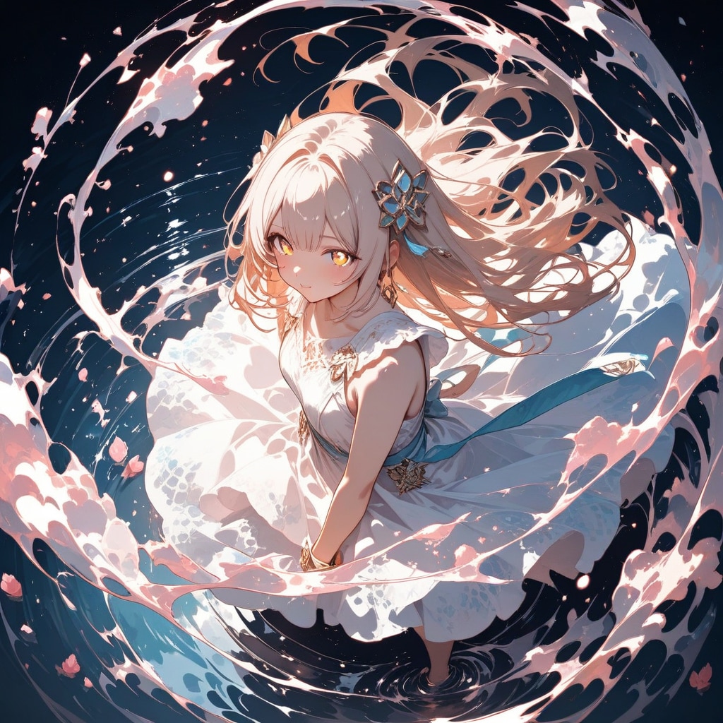 水辺で踊る | の人気AIイラスト・グラビア