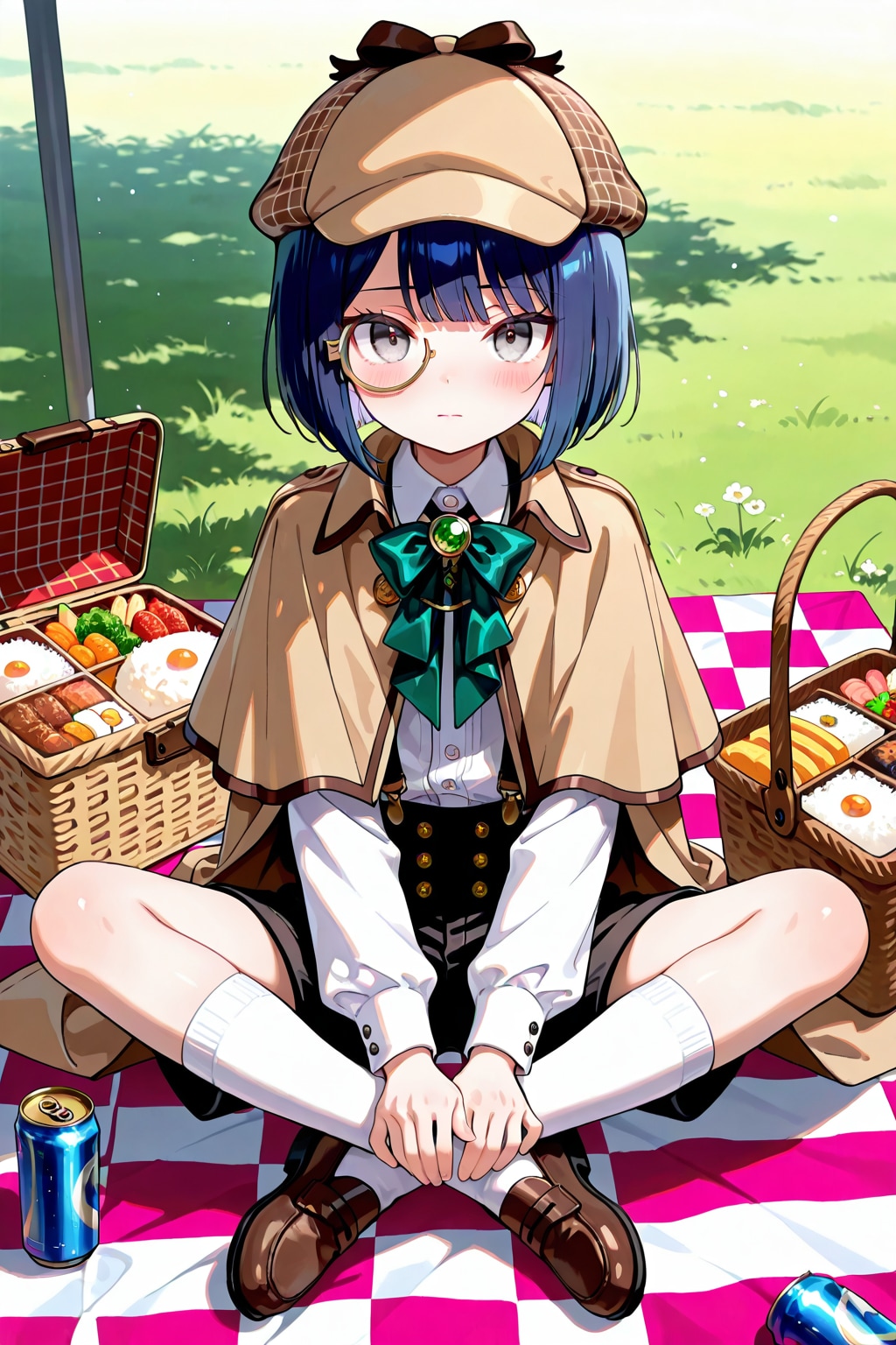 【✨ ちちぷい公式投稿企画 ✨】　🔎🥪 名探偵とエルフさんのピクニック 🏕️🌞
