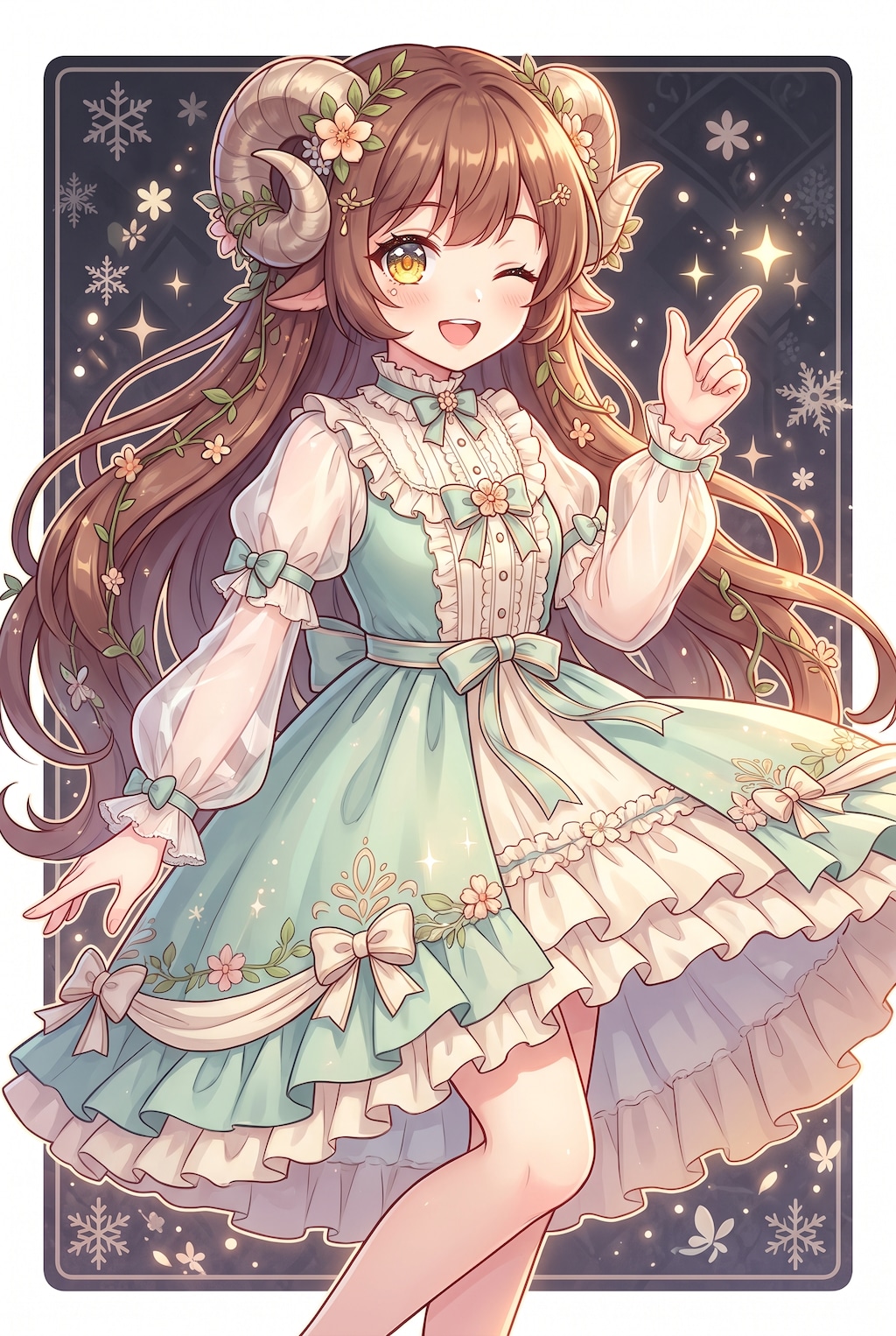 星咲く羊の少女