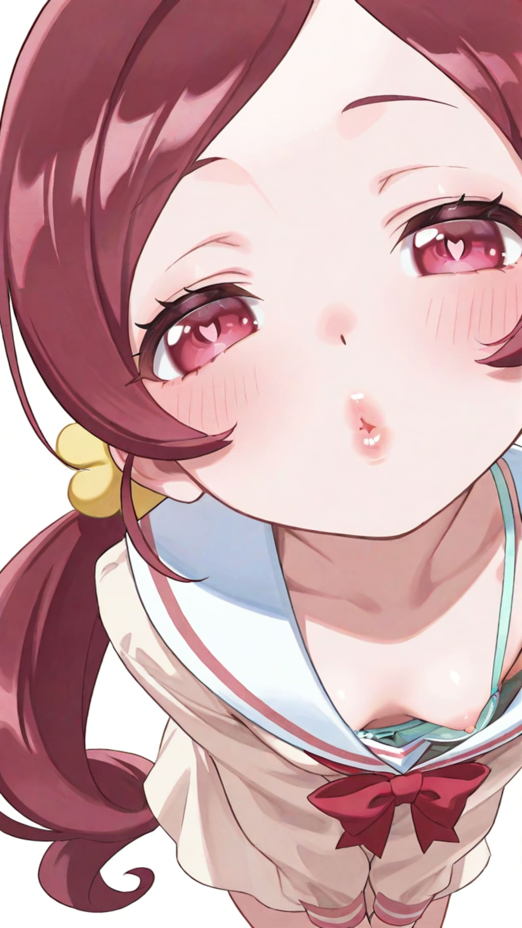 花咲つぼみキス待受スマホ用