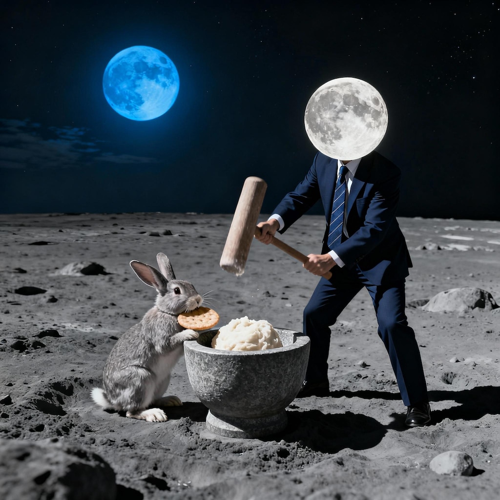 マンデーマン餅つき中ッ！！