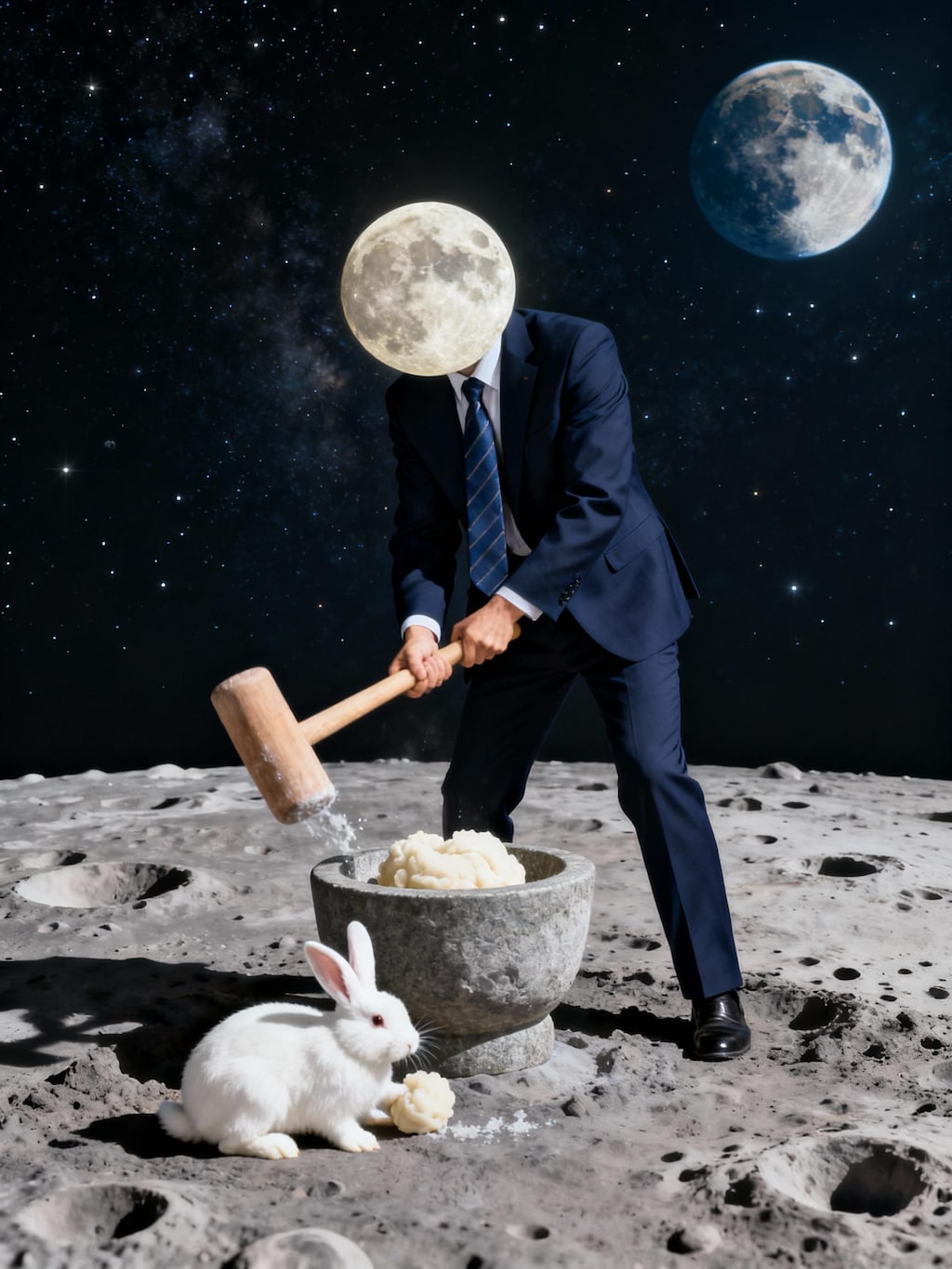 マンデーマン餅つき中ッ！！