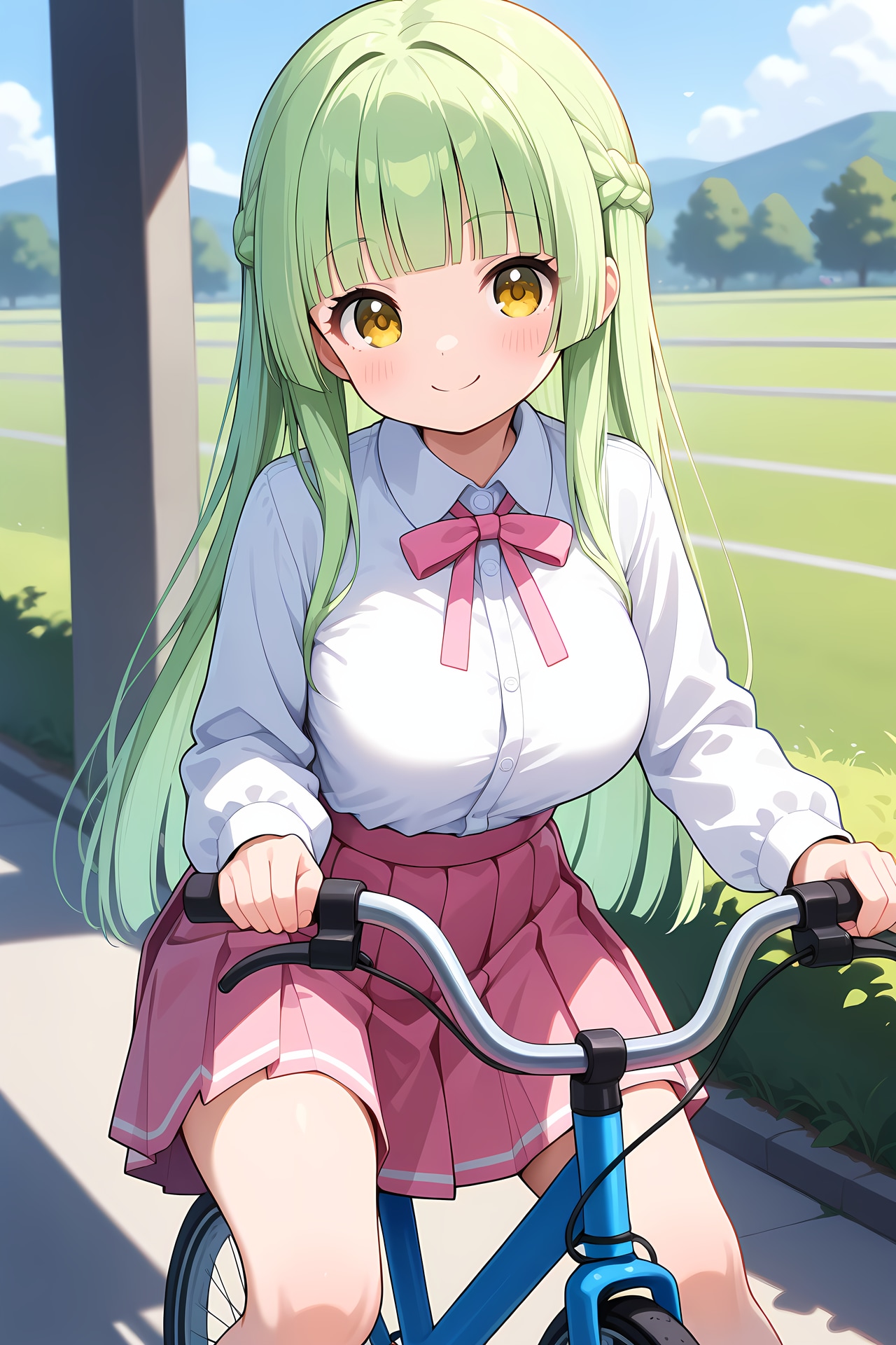 自転車 | の人気AIイラスト・グラビア