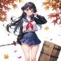 薙刀とセーラー服少女 2枚目