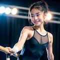 床運動が得意なの💛（胸ポチ器械体操女子Part2） 10枚目