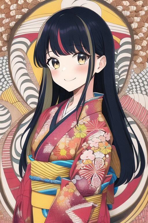 ゼンタングル着物