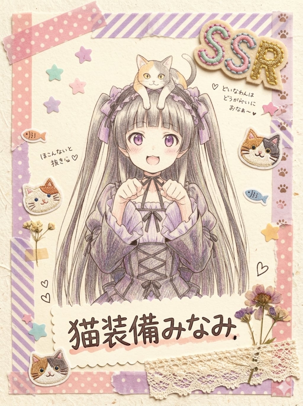 【SSR】猫装備みなみ