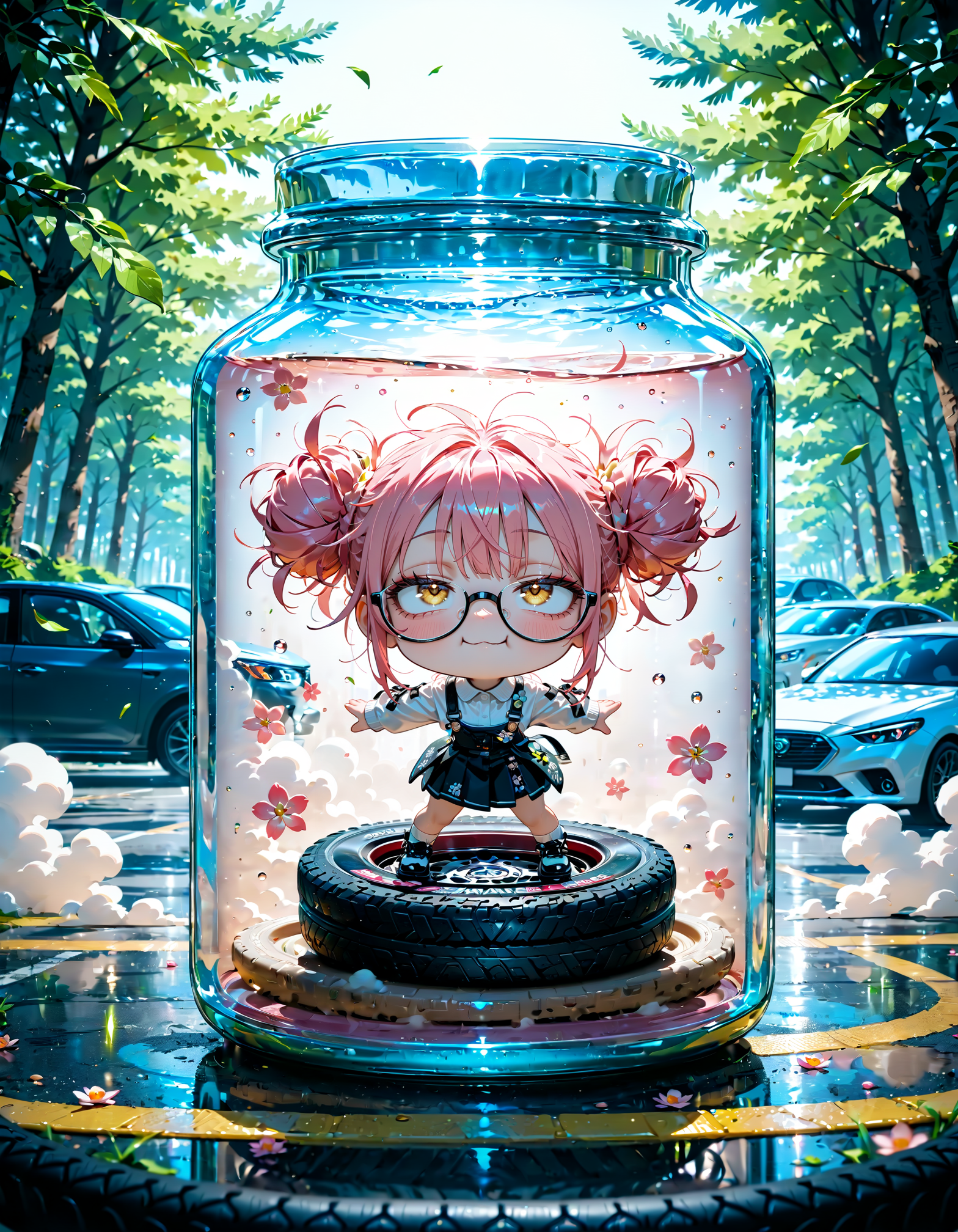 今日は何の日？　タイヤの日 | の人気AIイラスト・グラビア