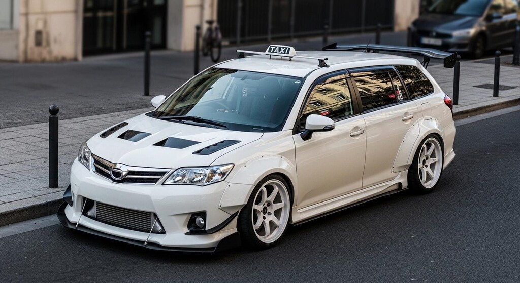 カローラフィールダータクシーのドリ車