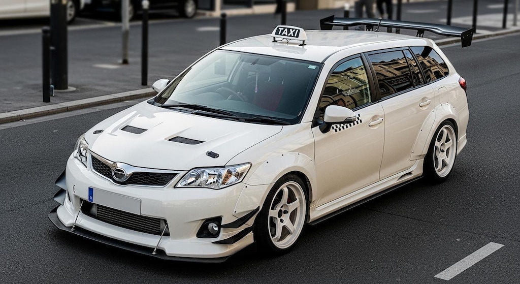 カローラフィールダータクシーのドリ車