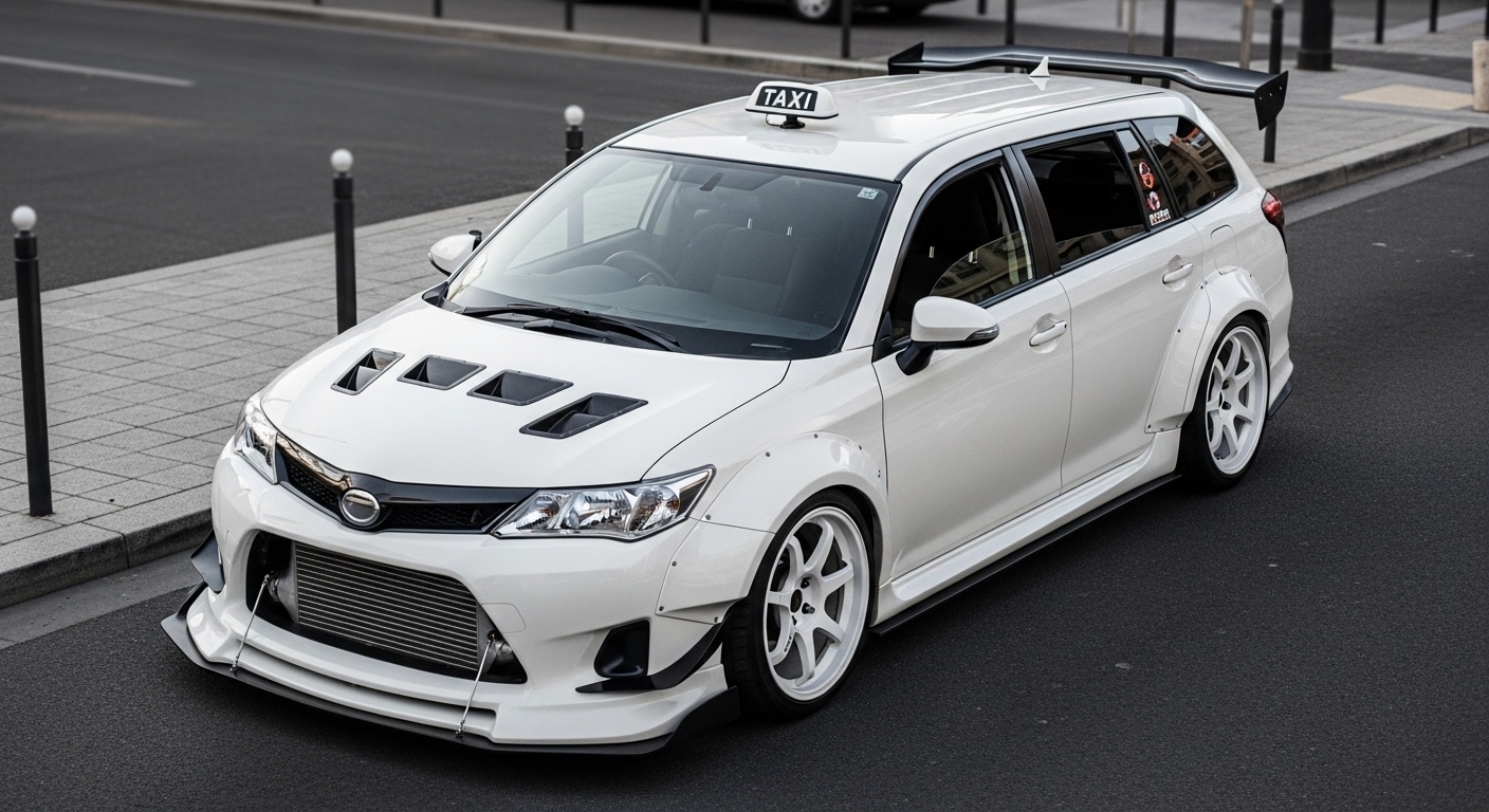 カローラフィールダータクシーのドリ車 | の人気AIイラスト・グラビア