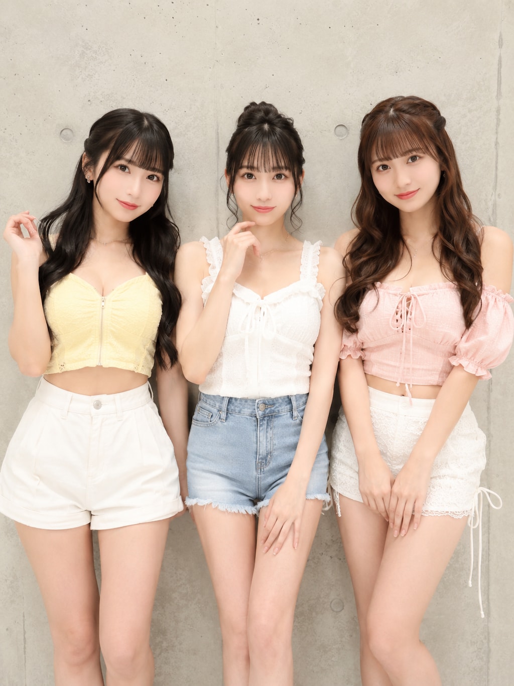 涼しい格好の綺麗なお姉さん💕