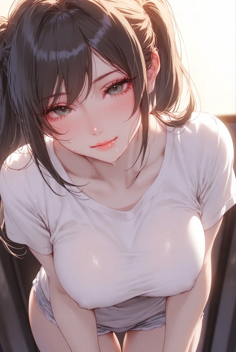 ノーブラ白Ｔ