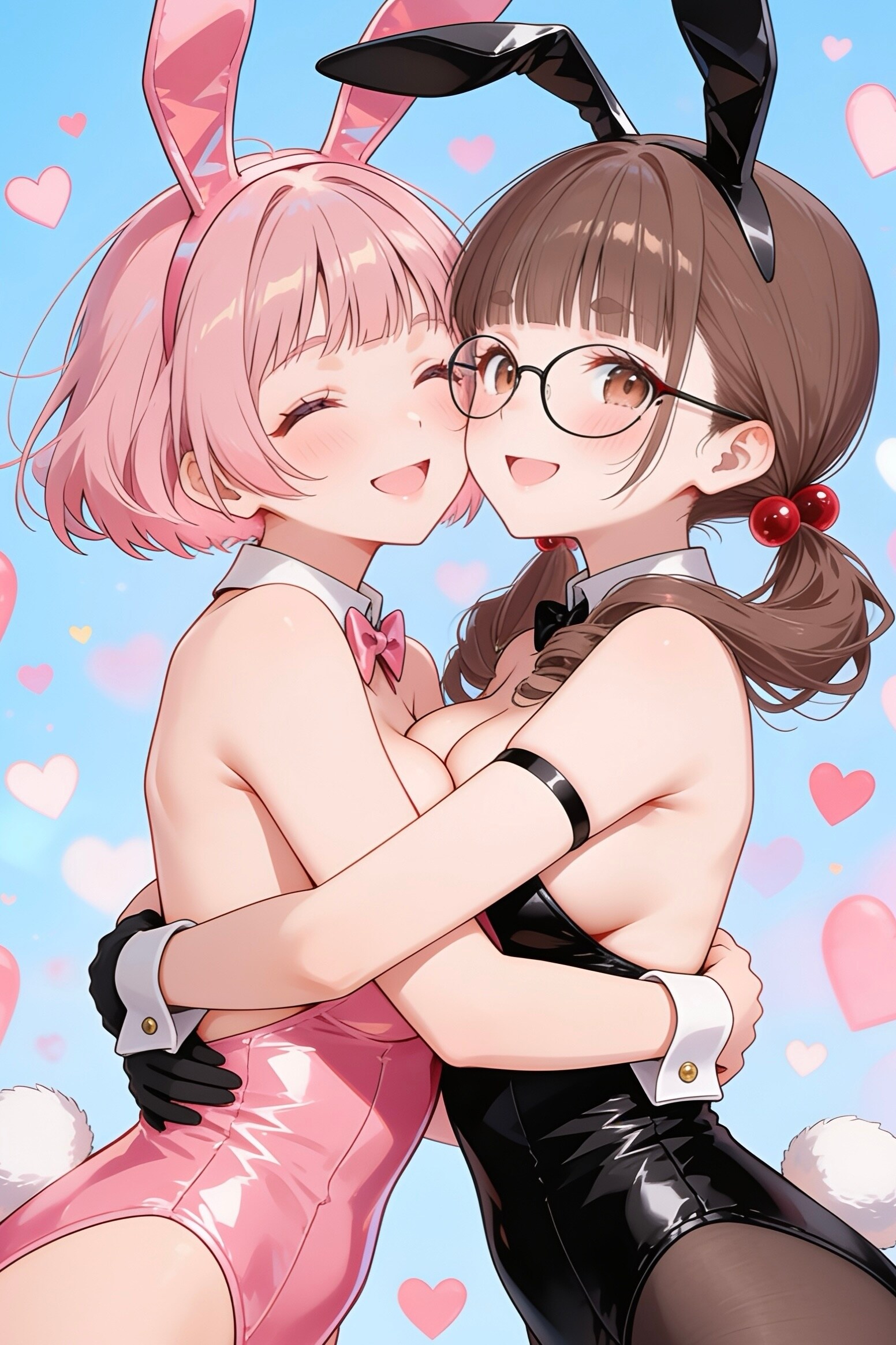 バニーガールのPちゃん(仮)とツーショット♪
