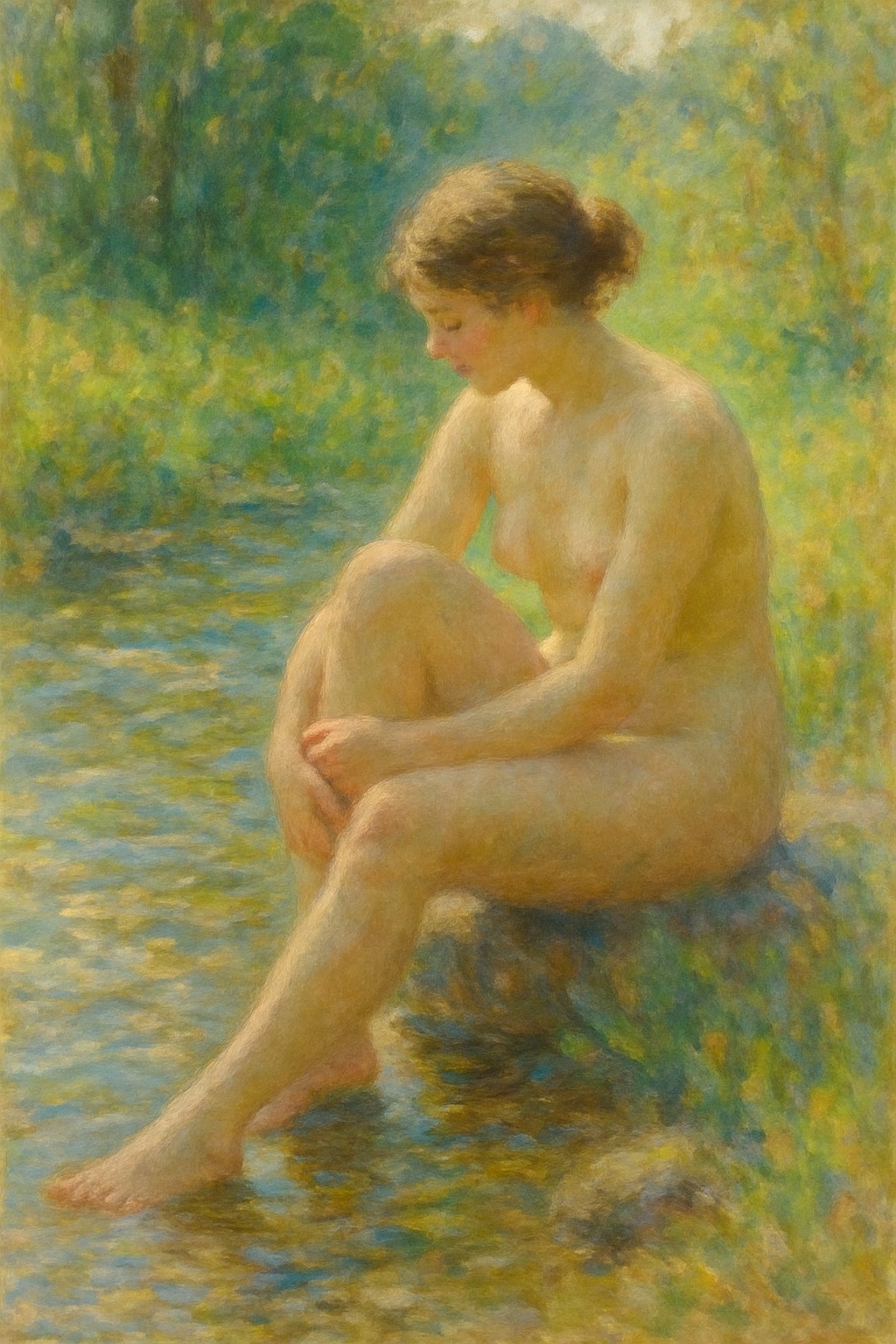 ChatGPTで印象派ヌード