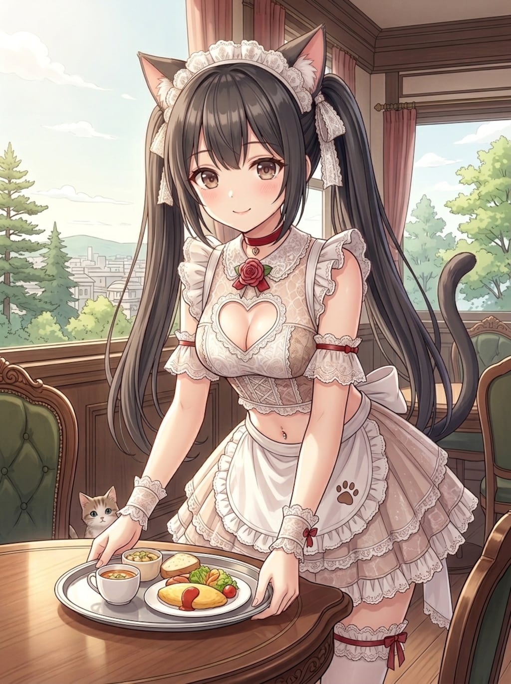黒ツイにゃん