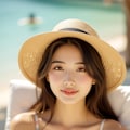 麥わら美女 2枚目