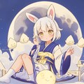 お月見うさぎちゃん 3枚目
