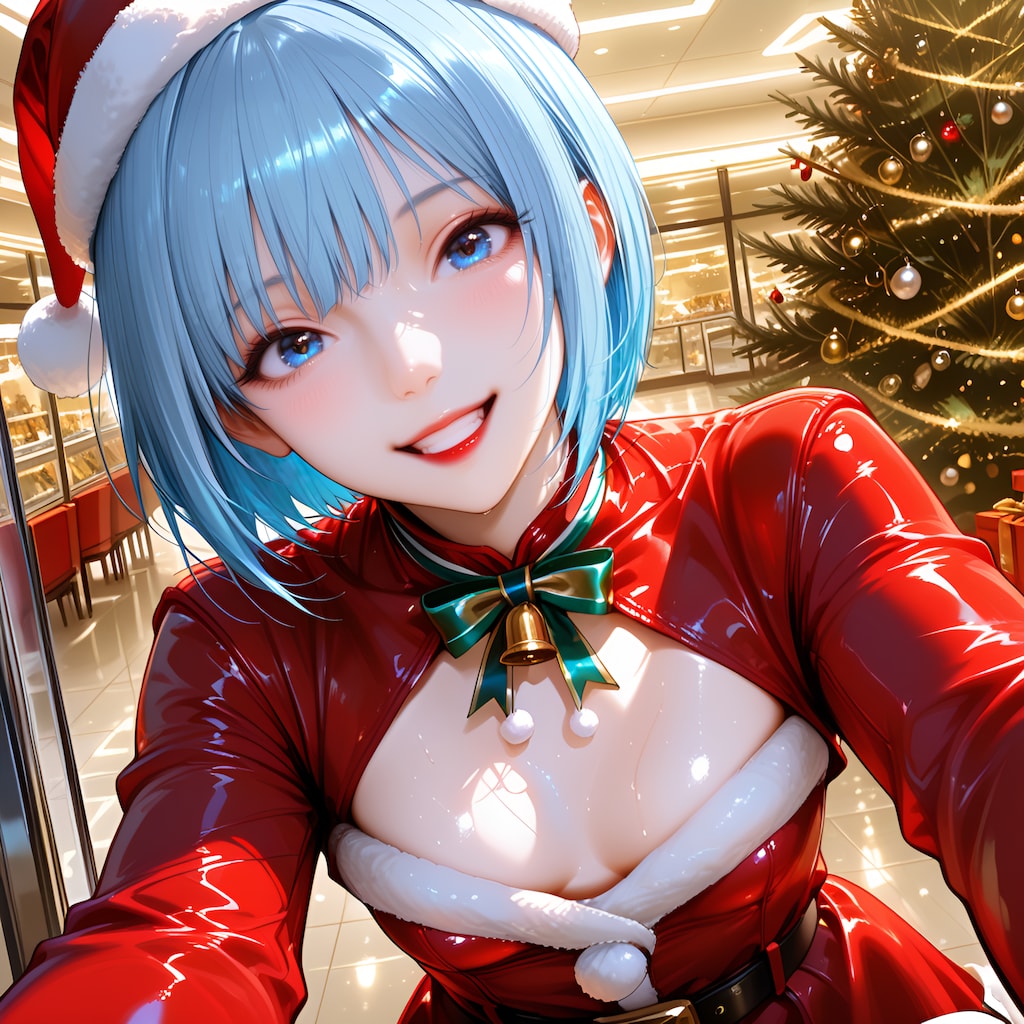 蒼井空（AoiSora）[サンタさん]こら、胸に視線が行ってるぞ