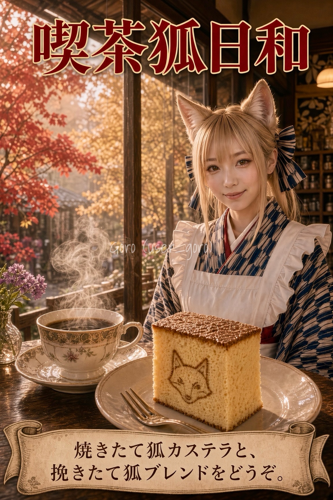 喫茶狐日和の名物 | の人気AIイラスト・グラビア