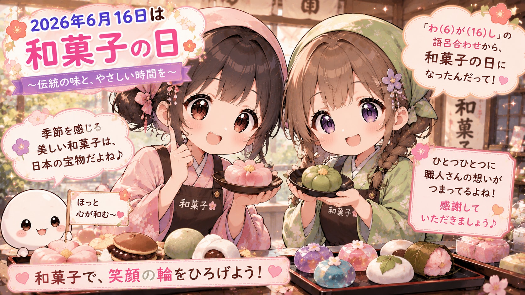今日は何の日？（20260616固定＋チビ複＋ｲﾍﾞﾝﾄ指定）の生成（ＡIのｲﾍﾞﾝﾄ提案は不確実と判明した為）