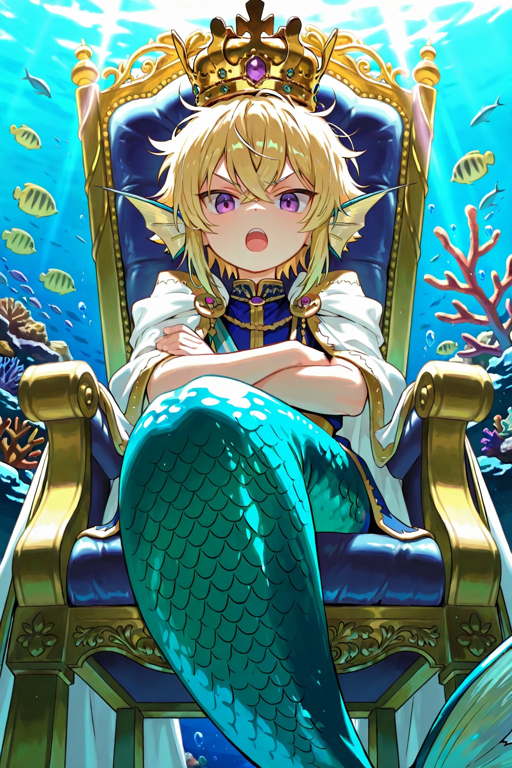 【🌊 海の日 🏝️】✨🧜‍♀️🐚 マーメイド＆マーマン 🐠🧜‍♂️✨