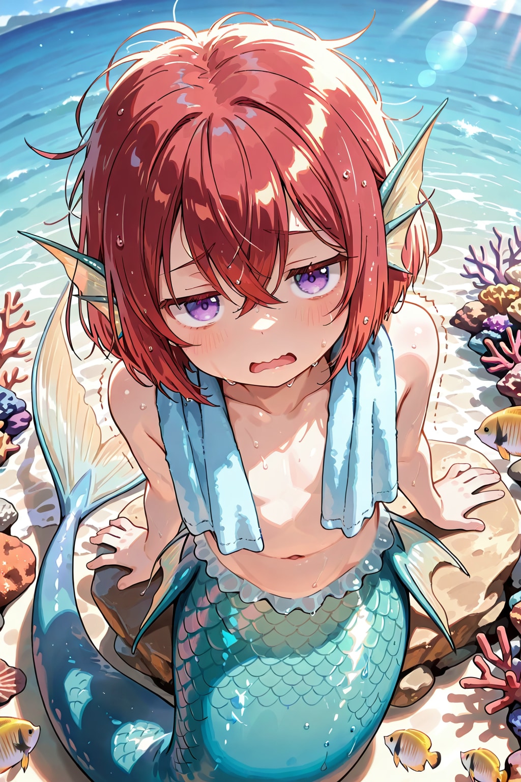 【🌊 海の日 🏝️】✨🧜‍♀️🐚 マーメイド＆マーマン 🐠🧜‍♂️✨
