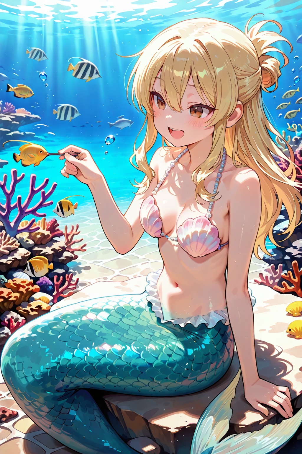 【🌊 海の日 🏝️】✨🧜‍♀️🐚 マーメイド＆マーマン 🐠🧜‍♂️✨