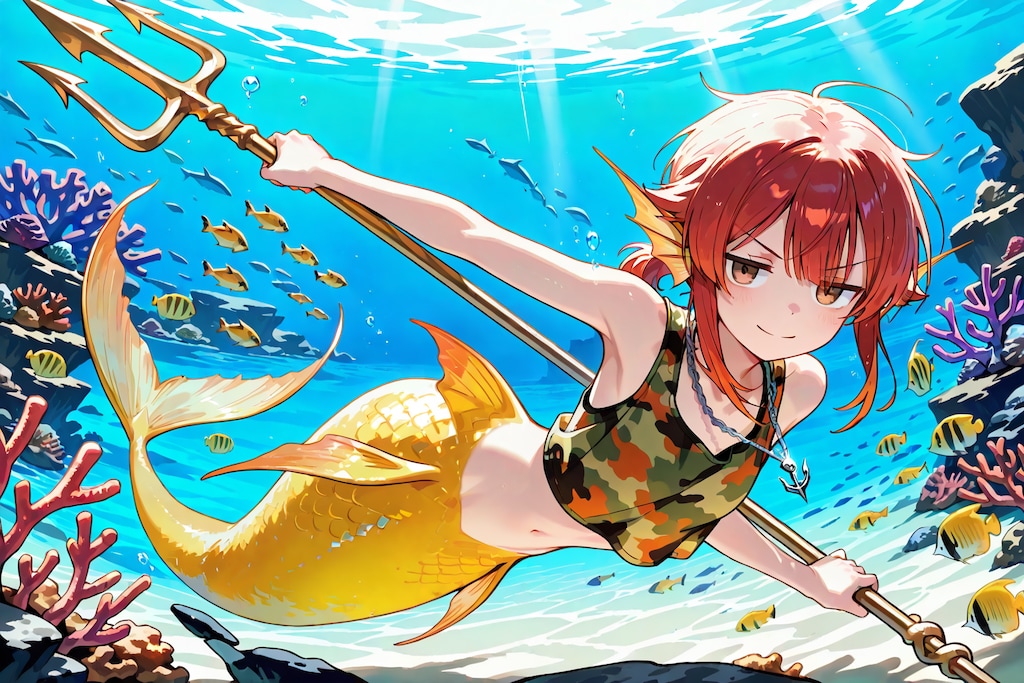 【🌊 海の日 🏝️】✨🧜‍♀️🐚 マーメイド＆マーマン 🐠🧜‍♂️✨