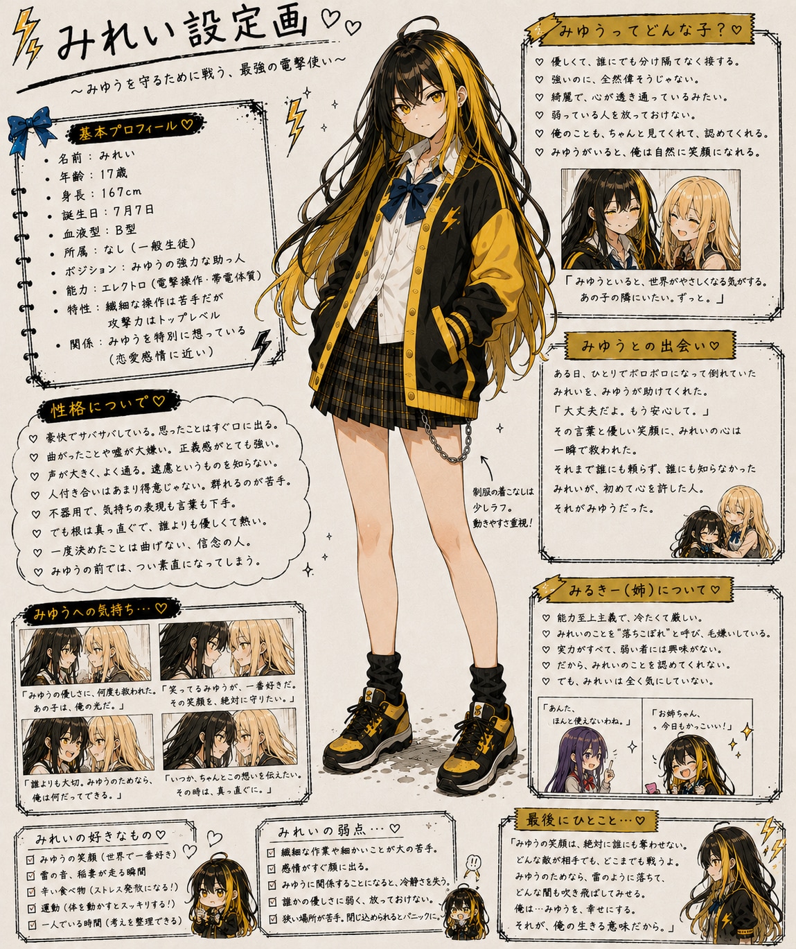 「うちの子説明15 みれい」