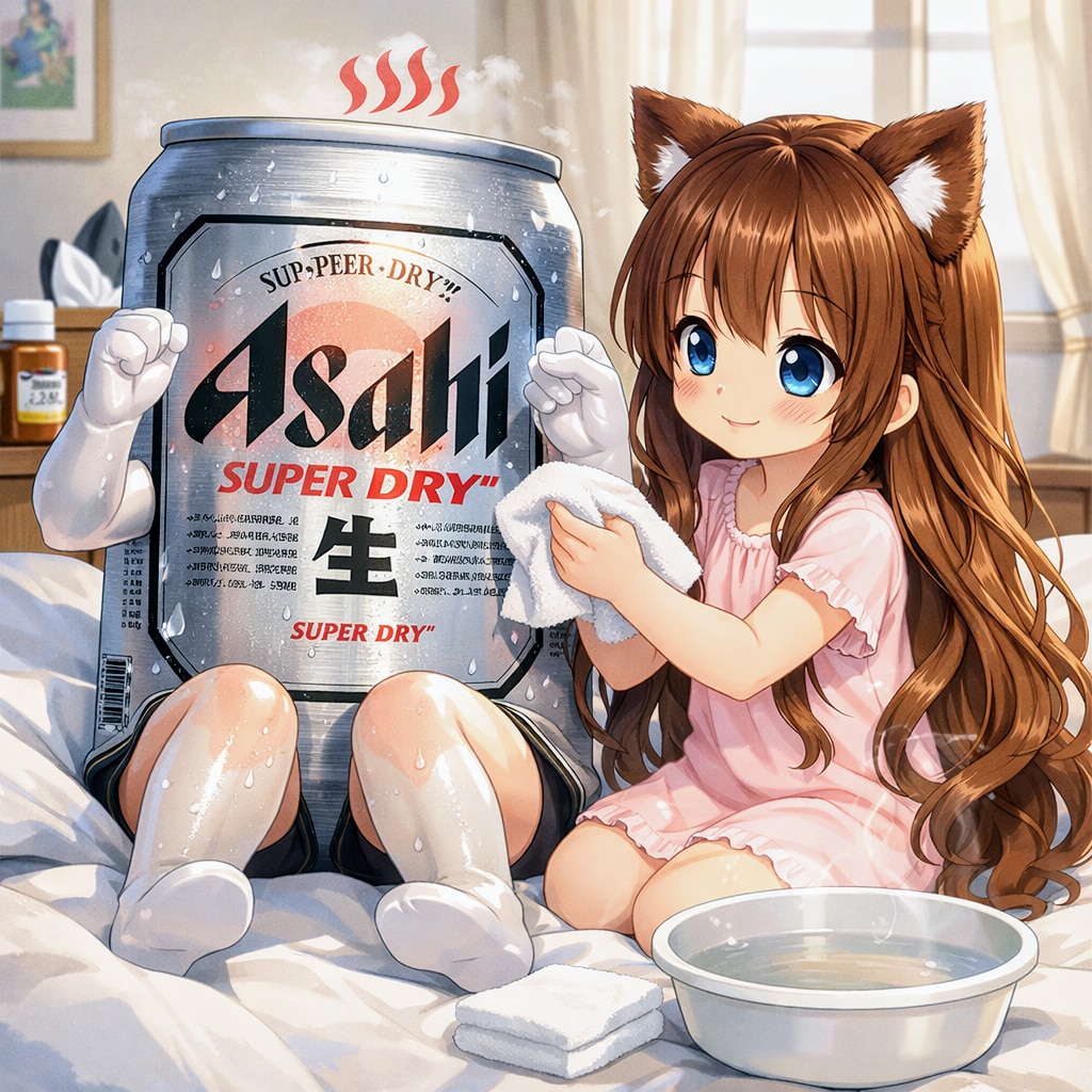 全裸 清拭介助をする小さな女の子