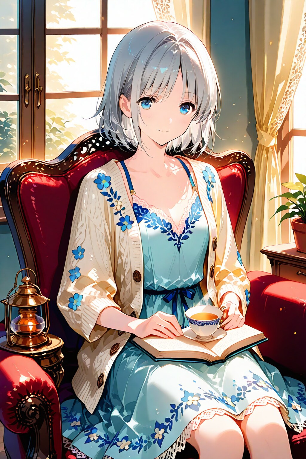 八月の午後、紅茶と物語