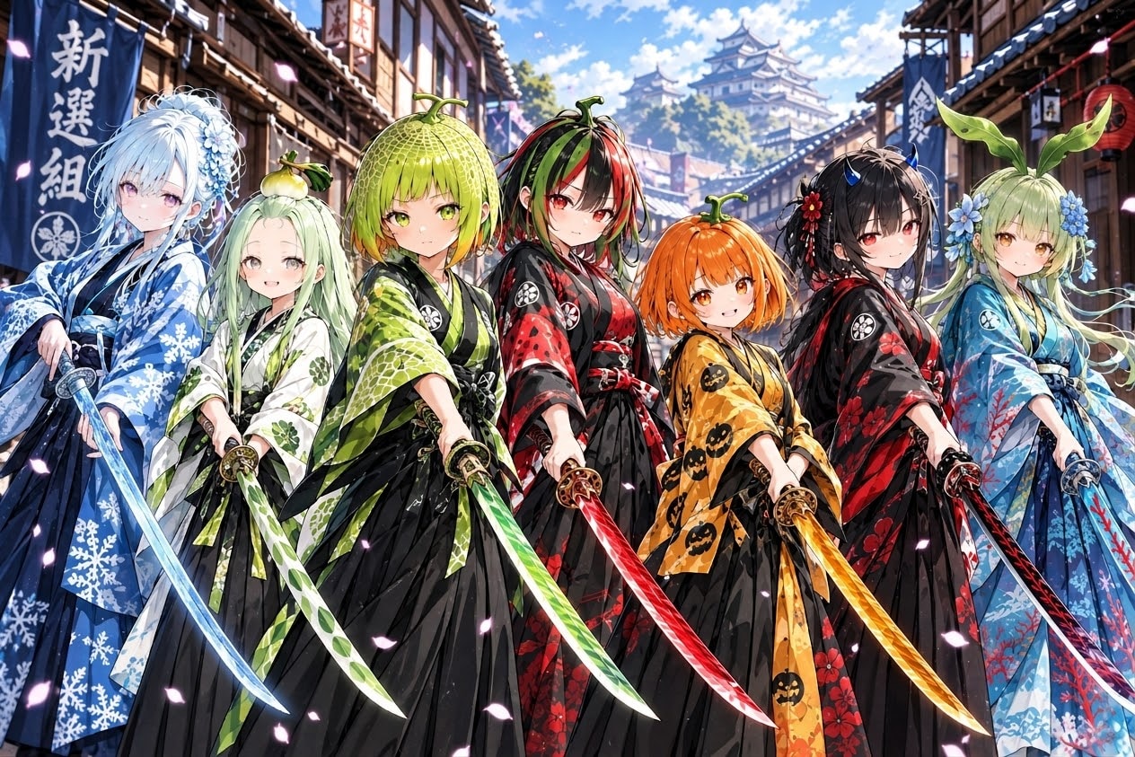 魔改造新選組 | の人気AIイラスト・グラビア