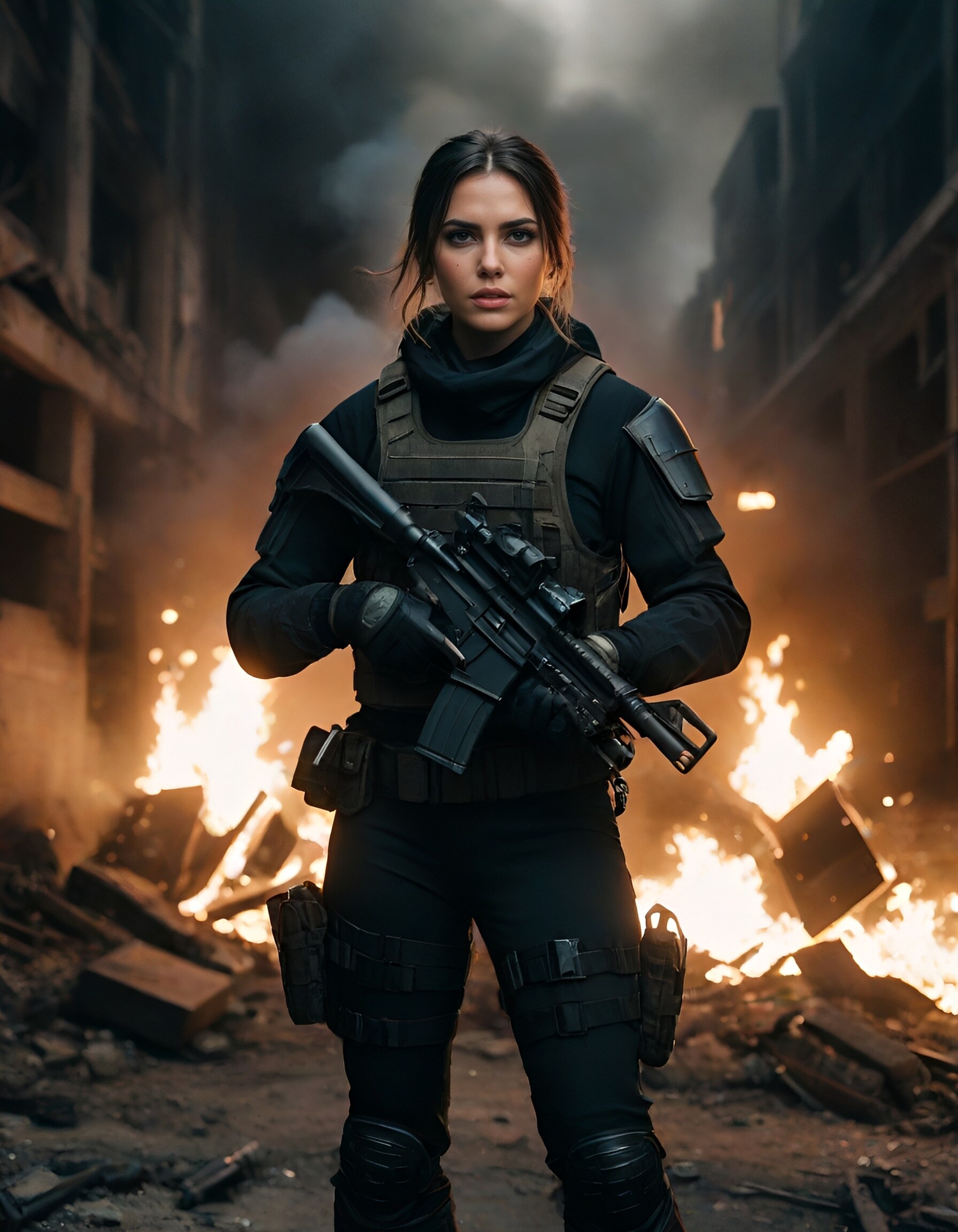 戦場の美女4 | の人気AIイラスト・グラビア