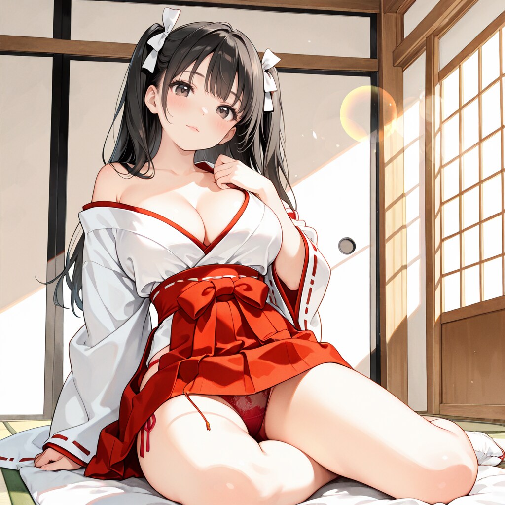 お正月の巫女ちゃん