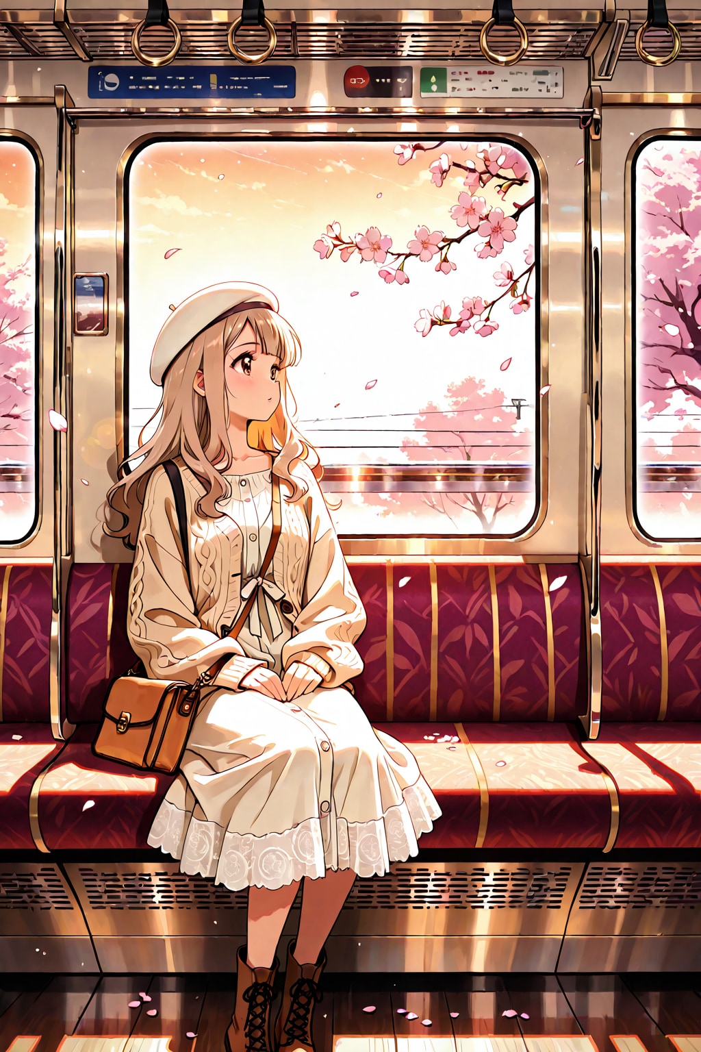 レトロな電車に乗って