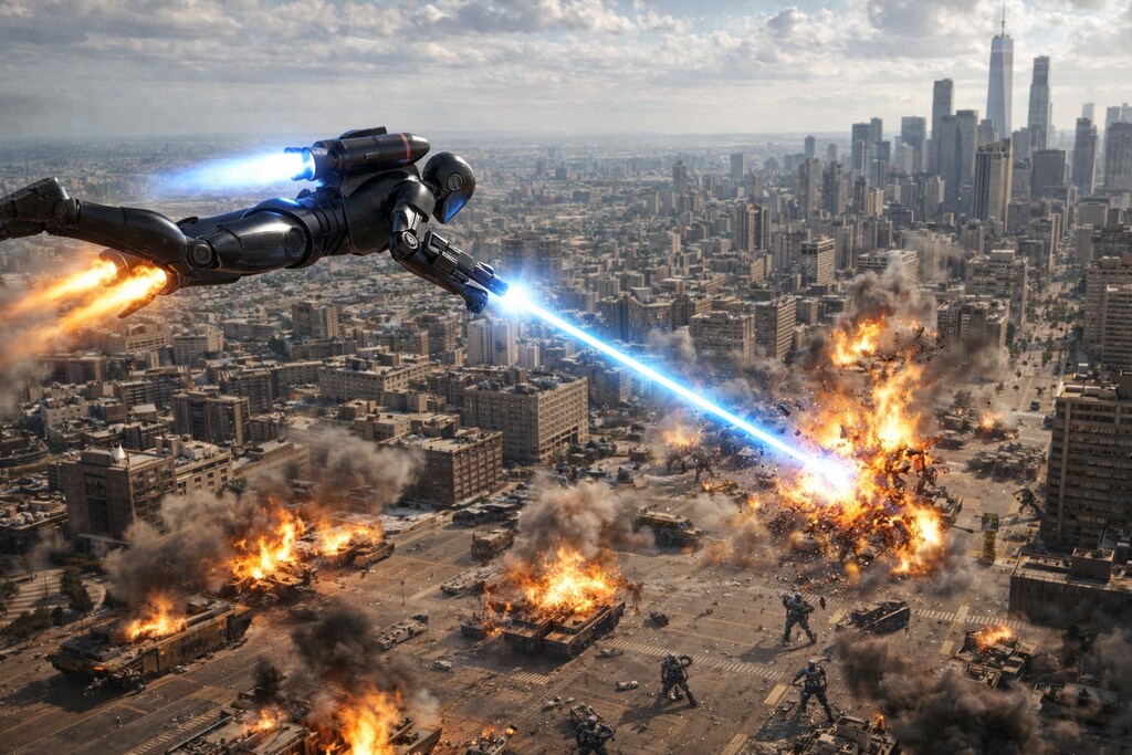 重装ロボットVS機械化歩兵師団