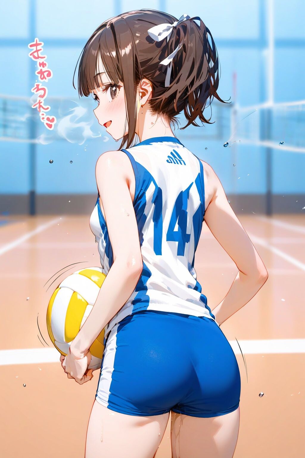 TVで試合やってたので雫ちゃんに着せてみたｗ