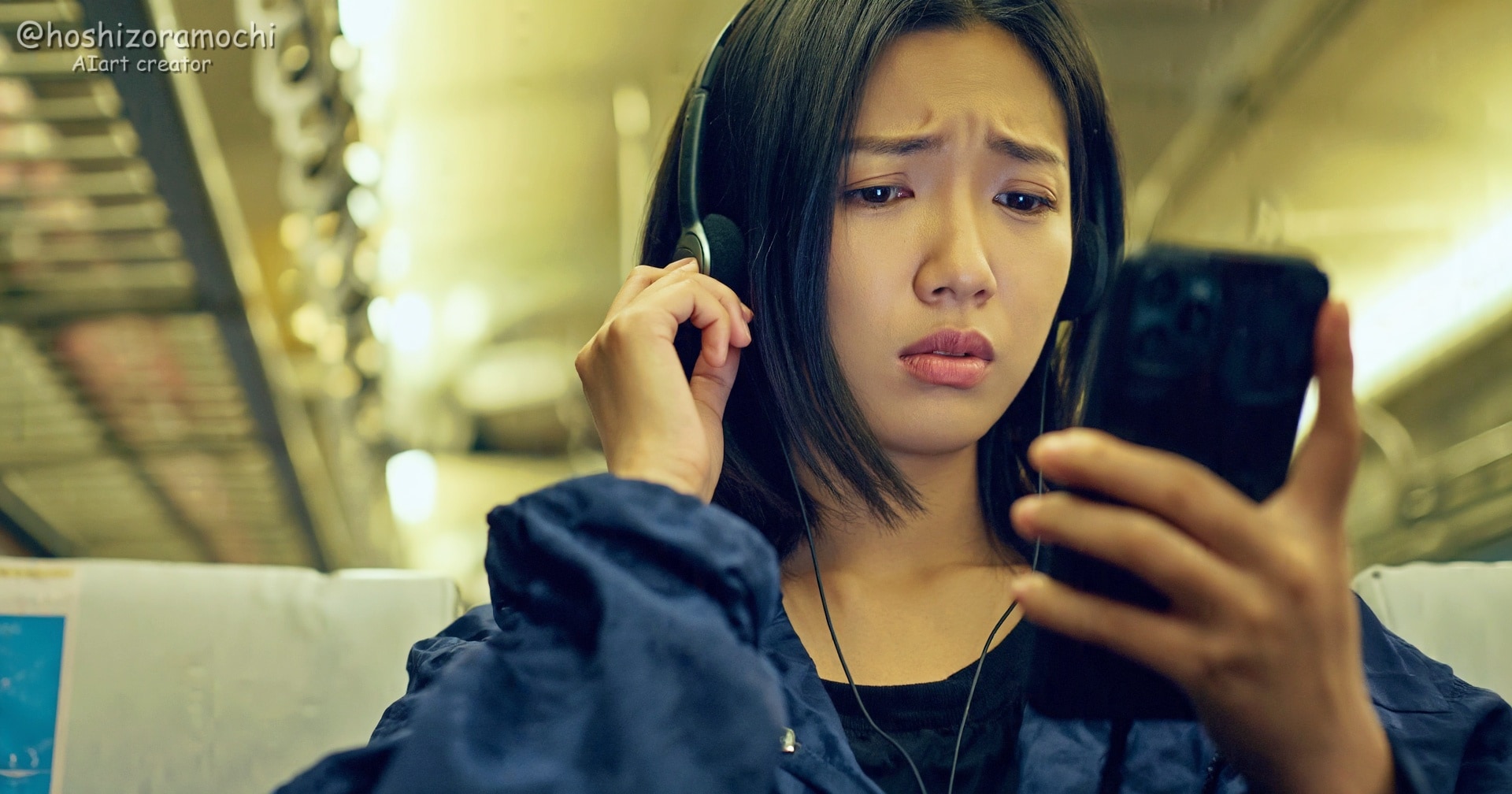 電車で落ち込む😔