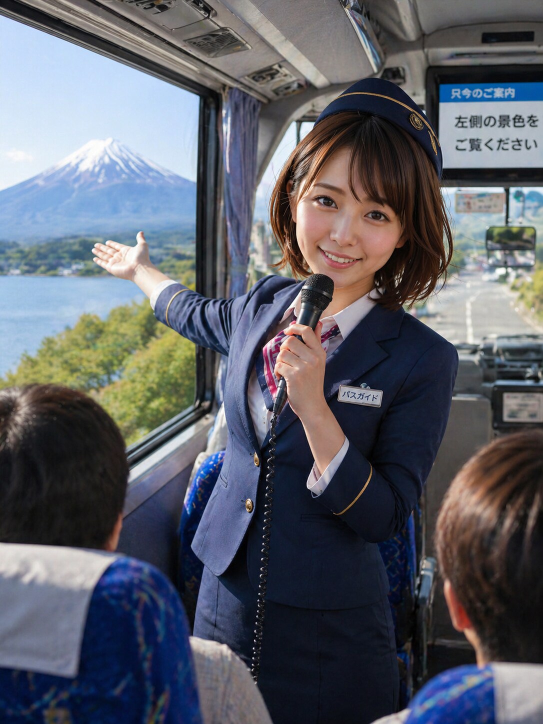 バスガイドのマコちゃん