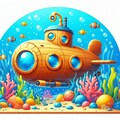 木の潜水艦 2枚目