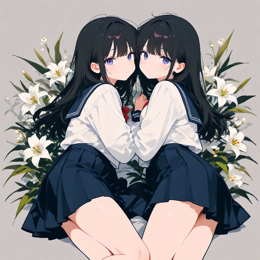 【女の子部入部中】百合部ですわ | の人気AIイラスト・グラビア