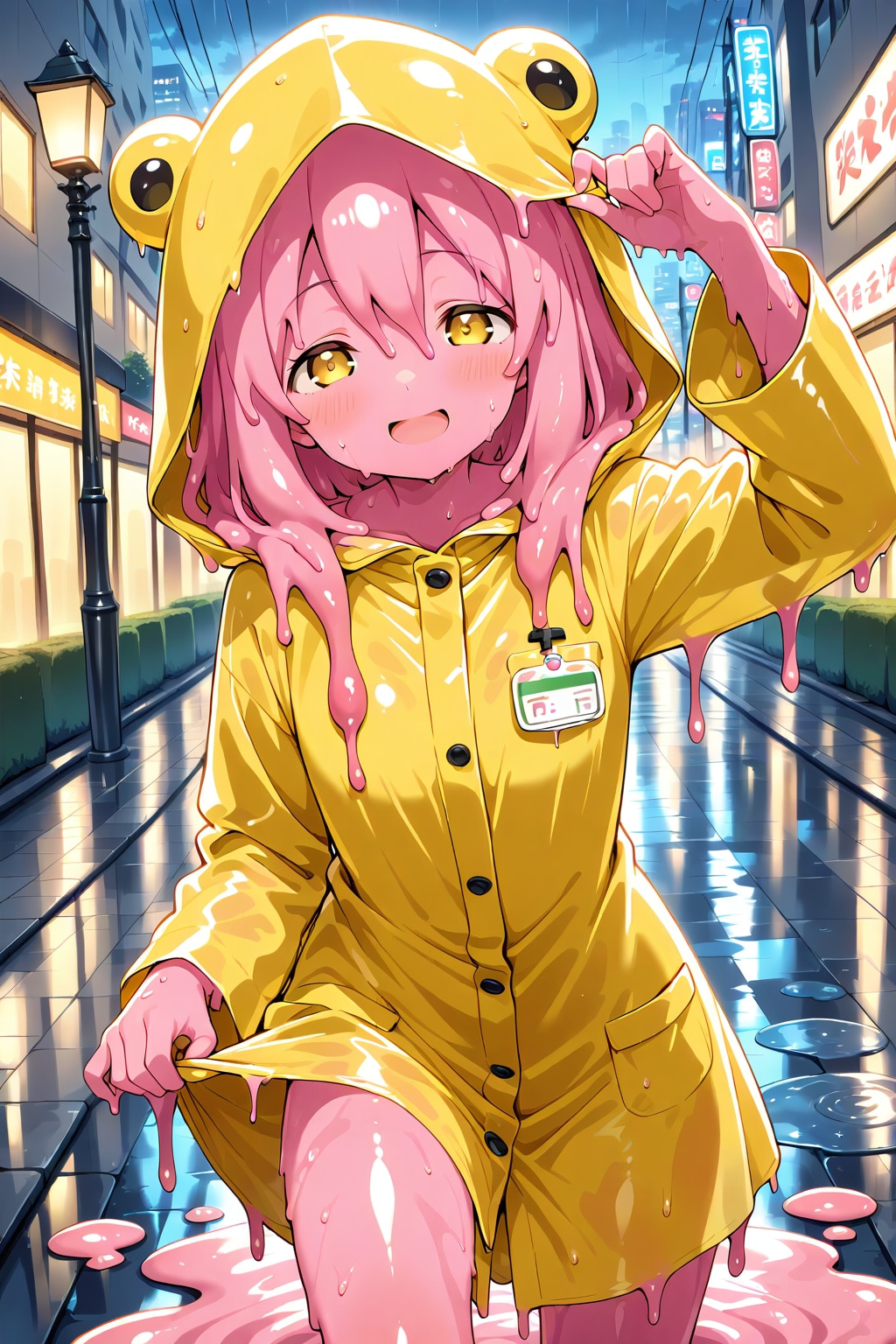 ピンクのスライム子 | の人気AIイラスト・グラビア