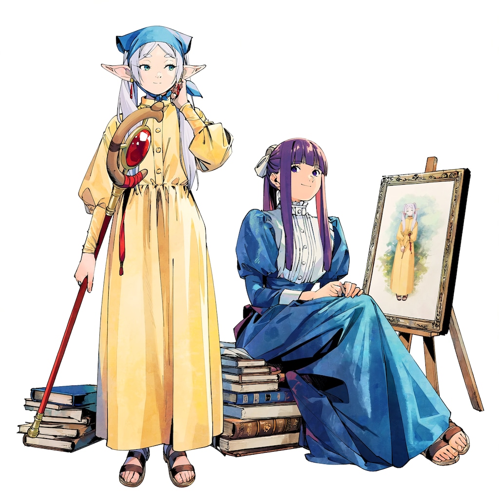 フェルメールっぽいフリーレンとフェルン