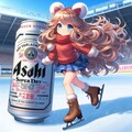 スケートをするビール缶と小さな女の子 7枚目