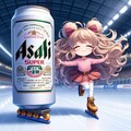 スケートをするビール缶と小さな女の子 6枚目