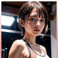 巨乳体操服　big breast gym clothes 3枚目