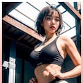 巨乳体操服　big breast gym clothes 9枚目