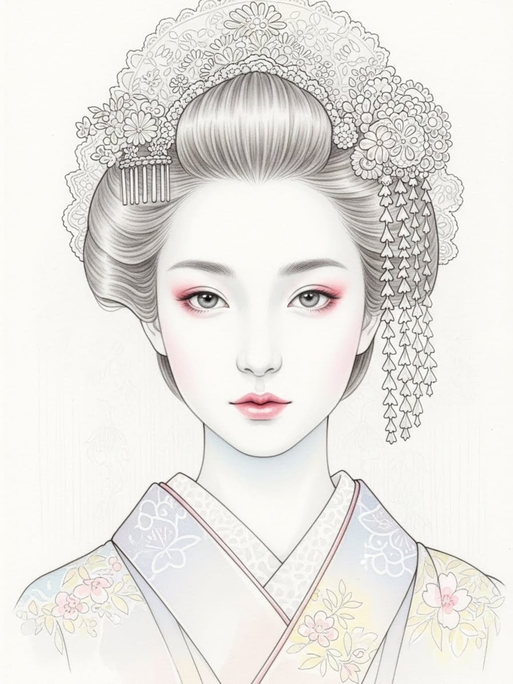 芸者　ImageFX　(３枚)